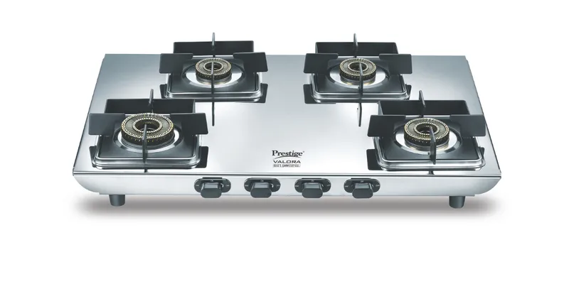 Prestige Launches Valora Stainless Steel Gas Stove Range with 3-Burner and 4-Burner Models